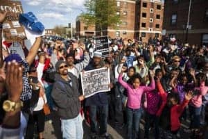 Baltimore-Freddie-Gray-angry-crowd-inc.-kids-042215-300x200, Stand with the defiant ones in Baltimore, News & Views 
