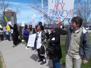 Berrien-County-Courthouse-rally-for-Rev.-Pinkney-St.-Joseph-041415-by-Abayomi-Azikiwe-300x225, Berrien County court continues racist campaign against Rev. Edward Pinkney, News & Views 