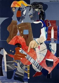 Serenade-collage-and-paint-on-panel-by-Romare-Bearden, Romare Bearden: Afrikan artist, writer, photographer!, Culture Currents 