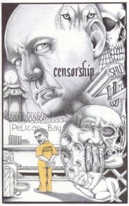 Censorship-Pelican-Bay-art-by-Michael-D.-Russell-web-188x300, New California prison censorship rules ban ‘Windows 7 for Seniors for Dummies’ and ‘Your Child’s Development from Birth to Adolescence’ as too hot for prisoners, Abolition Now! 