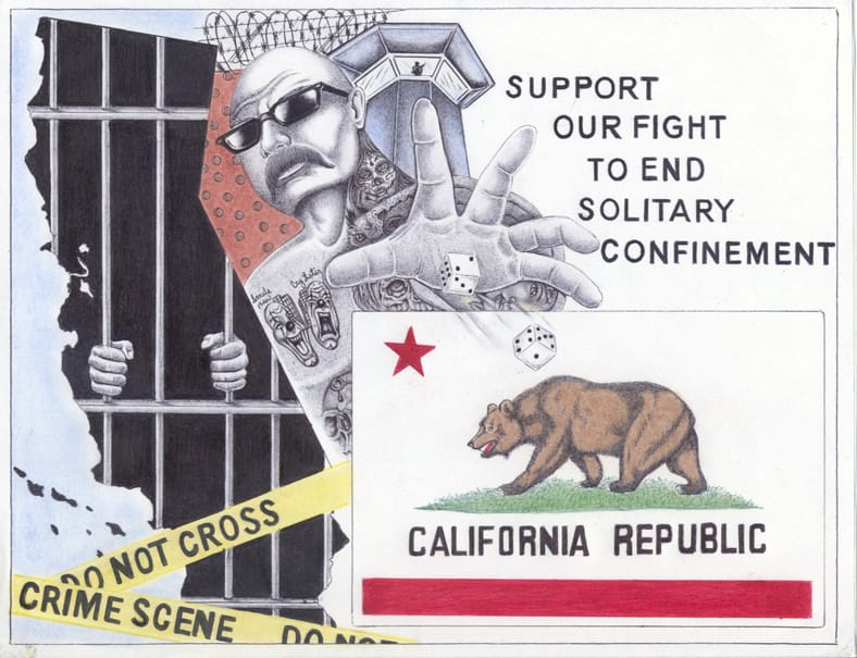 Support-Our-Fight-to-End-Solitary-Confinement-art-by-Michael-D.-Russell-web, PHRM Reps Nobel Peace Prize Nomination: A Reflection on the Struggle for Prisoner Human Rights, World News & Views 