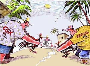 Suriname-Guyana-border-dispute-cartoon-by-Khalil-Bendib-300x220, David Cameron’s visit to Jamaica: Amusing and dangerous, World News & Views 