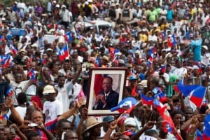 Thousands-cheer-Aristide-speech-outside-his-home-093015-by-AFP-300x200, Election 2015: The fight for voting rights and sovereignty in Haiti, World News & Views 