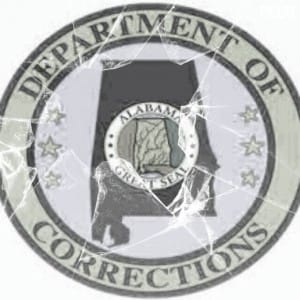 Alabama-Department-of-Corrections-logo-behind-broken-glass-300x300, UPDATE: Uprising at Holman Prison in Alabama, Abolition Now! 