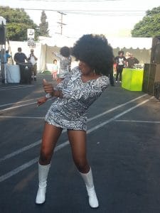 Stax-Records-dancer-at-Leimert-Park-Village-Book-Fair-062913-by-BR-225x300, LA’s Black Leimert Park Village Book Fair celebrates its 10th year, Culture Currents 