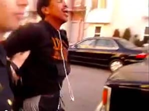 DParis-DJ-Williams-beaten-by-SFPD-for-riding-bike-on-sidewalk-Valencia-Gardens-1113-witness-video, Police run feel-good PR campaign while criminalizing Black August, Local News & Views 
