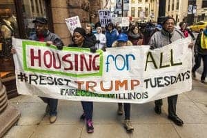 Protest-Trump-HUD-budget-cuts-Chicago-032117-by-Tyler-LaRiviere-web-300x200, Oakland’s affordable housing threatened by Trump’s proposed $6.2 billion budget cut to HUD, Local News & Views 