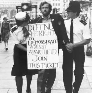 Jeremy-Corbyn-arrested-for-protesting-Apartheid-outside-South-African-embassy-London-1984-298x300, Jeremy Corbyn wants to lay the white man’s burden down, World News & Views 