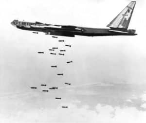 B-52-Stratofortress-drops-string-of-750-pound-bombs-on-Vietnam-1065-by-U.S.-Air-Force-300x253, Ken Burns’ and Lynn Novick’s ‘The Vietnam War’ mandates we examine ourselves, our nation, World News & Views 