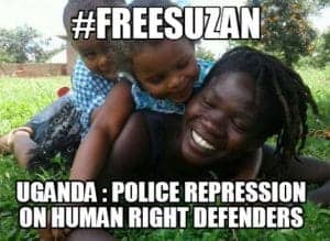 Free-Suzan-Uganda-Police-Repression-on-Human-Right-Defenders-meme-300x219, Solidarity Uganda: Rural Ugandans resist land grabbing and US-backed dictatorship, World News & Views 