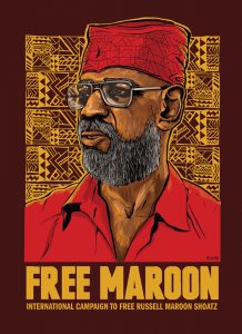 Free-Maroon-art-by-International-Campaign-to-Free-Russell-Maroon-Shoatz-218x300, Seeing the problem, being the solution, making the sacrifice, Abolition Now! 