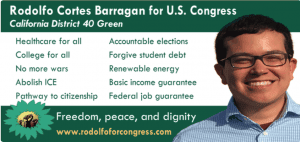 Rodolfo-Cortes-Barragan-for-U.S.-Congress-California-District-40-Green-poster-web-300x142, Running Green in a frontline community, News & Views 