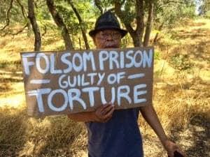 Old-Folsom-Hunger-Strike-Support-Rally-Folsom-Prison-Guilty-of-Torture-Black-elder-060417-Represa-300x225, Folsom Manifesto for the California Statewide Prison Strike, 1970, Abolition Now! 