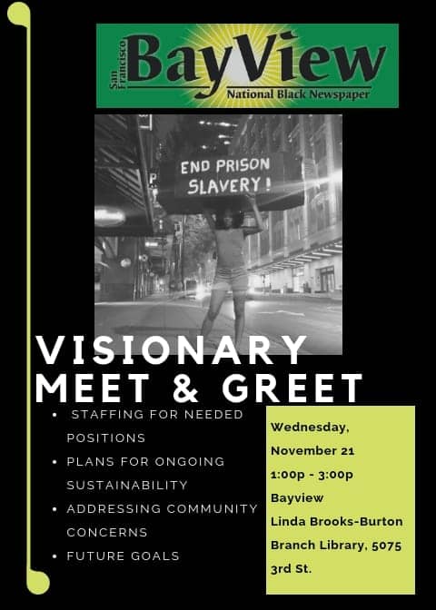 Visionary-Meet-Greet-flier-112118, You’re invited to the Vision for the Bay View Meet & Greet Nov. 21, Local News & Views 