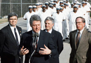 Bill-Clinton-at-Stone-Mountain-Correctional-Facility-Georgia-1992-launching-‘Tough-on-Crime’-bill-web-300x209, After Dems’ crime bill, they now need super predators’ votes to survive, News & Views 