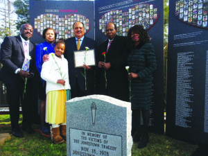 Jonestown-Memorial-40th-anniv.-Martin-Luther-King-III-daughter-Dr.-Norwood-son-Rev.-Ron-Norwood-L-guest-speaker-Dr.-Randall-W.-Massey-MD-PhD-111818-by-Wanda-Sabir-web-300x225, Wanda’s Picks for December 2018, Culture Currents 