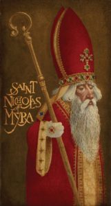 Saint-Nicholas-of-Myra’-art-by-James-C.-Christensen-161x300, Secret Santa: The hidden history of jolly old St. Nicholas and his ‘elves’, Culture Currents 