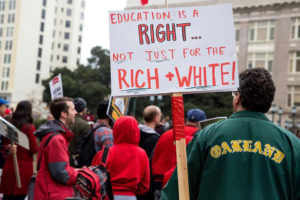Education-is-a-right-not-just-for-the-rich-white’-teachers-protest-OUSD-in-front-of-Oakland-City-Hall-121018-by-Jana-Asenbrennerova-SF-Chron-300x200, OUSD this Friday: A ‘Day Without Educators’, Local News & Views 
