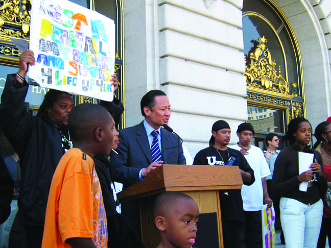 Jeff-Adachi-speaks-at-United-Playaz-Silence-the-Violence-rally-061809-by-Francisco, Jeff Adachi, 1959 – 2019: ‘When Jeff had your back, you felt safe’, Local News & Views 