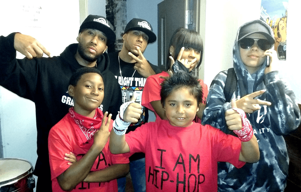 Grand-Opus-backstage-in-Berkeley-performing-for-the-youth, Hip hop and culture: ‘High Power’ by Grand Opus, Culture Currents 