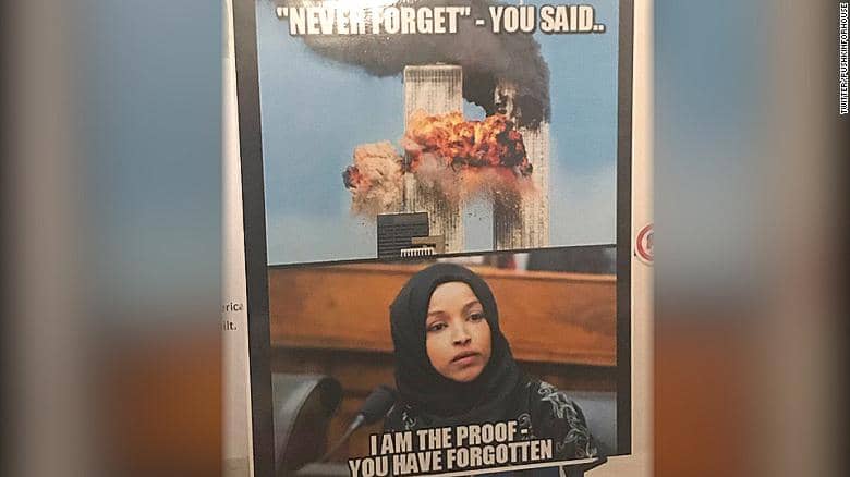 West-Virginia-Republican-Party-poster-targets-Ilhan-Omar-0319, ‘We stand with Ilhan’ against Zionism and anti-Semitism, News & Views 
