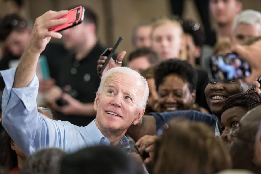 Biden-takes-selfie-at-Hyatt-Park-Com’y-Ctr-campaign-event-Columbia-SC-050419-by-Sean-Rayford, Biden and the Black vote, News & Views 