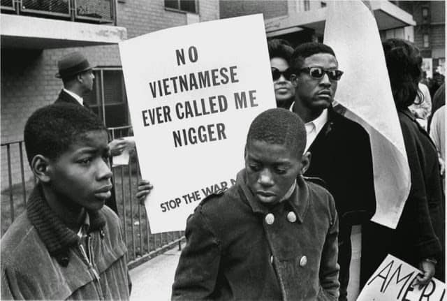 No-Vietnamese-ever-called-me-nigger-sign-in-Black-1960s-protest, Radical politics, News & Views 