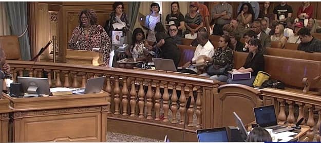 Phelicia-Jones-founder-Wealth-and-Disparities-in-the-Black-Community-–-Justice-4-Mario-Woods-speaks-Supervisors-hearing-on-DOJ-COPS-102219, Holding San Francisco accountable on SFPD’s inadequate DOJ COPS progress and process, Local News & Views 