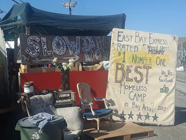 Wood-Street-Collective-East-Bay-Express-rated-the-Wood-Street-Midway-1-Best-Homeless-Camp-in-Bay-Area-by-Mavin-Carter-Griffin, Alternative community under fire: Wood Street Collective is being threatened with eviction, Featured Local News & Views 