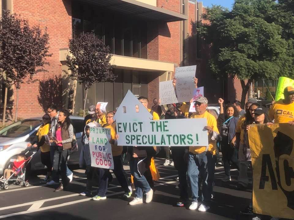 ACCE-organized-big-march-for-housing-Oakland-112319-by-PNN, Swept to death, Featured Local News & Views 