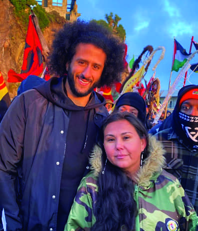 Colin-Kaepernick-Morning-Star-Gali-Indigenous-Peoples-Sunrise-Ceremony-Alcatraz-112819-by-Norm-Sands-Native-News-Online, #NoKapNoNFL, Abolition Now! 