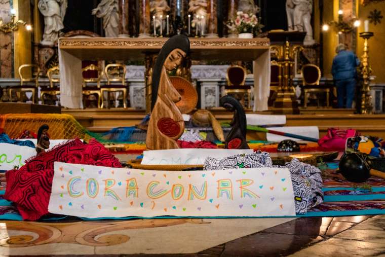Pachamama-carvings-displayed-in-Santa-Maria-Traspotina-Cathedral-100619, Pachamama and the Pope, Featured World News & Views 