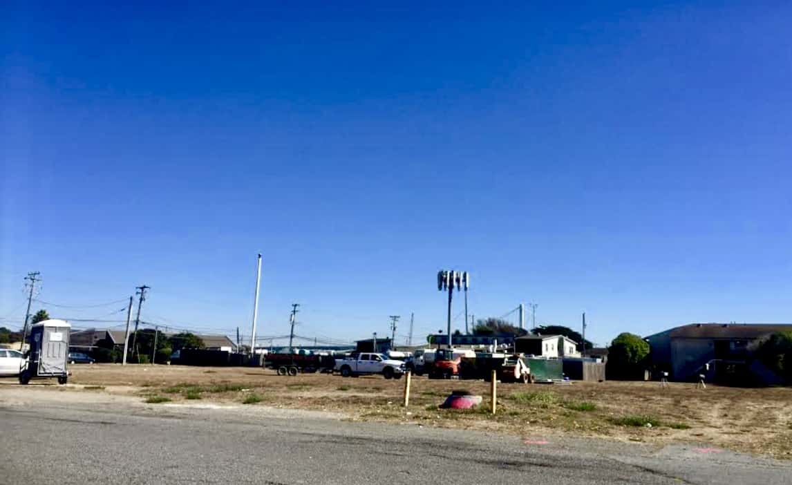 Treasure-Island-extraction-site-of-two-underground-1000-gallon-petroleum-tanks-seen-across-field-by-TI-resident, Navy removes an estimated 163+ new radiation deposits from two toxic dumps and dangerously radioactive soil from under occupied Treasure Island home, Local News & Views 