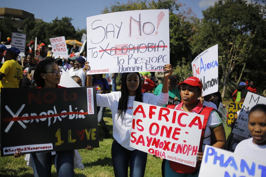Africa-is-one-say-no-to-xenophobia-South-Africa-rally-0419, Afrophobia in Azania: What’s the word?, World News & Views 