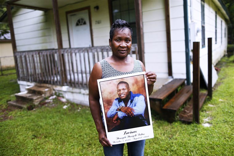 Alma-Dunning-holds-picture-son-Lucious-Bolton-killed-at-Parchman-Farm-Miss.-0818-by-Jonathan-Bachman-NBC-News, Activism in the age of prisoner resistance: College students and activists are changing the prison reform paradigm, Abolition Now! 