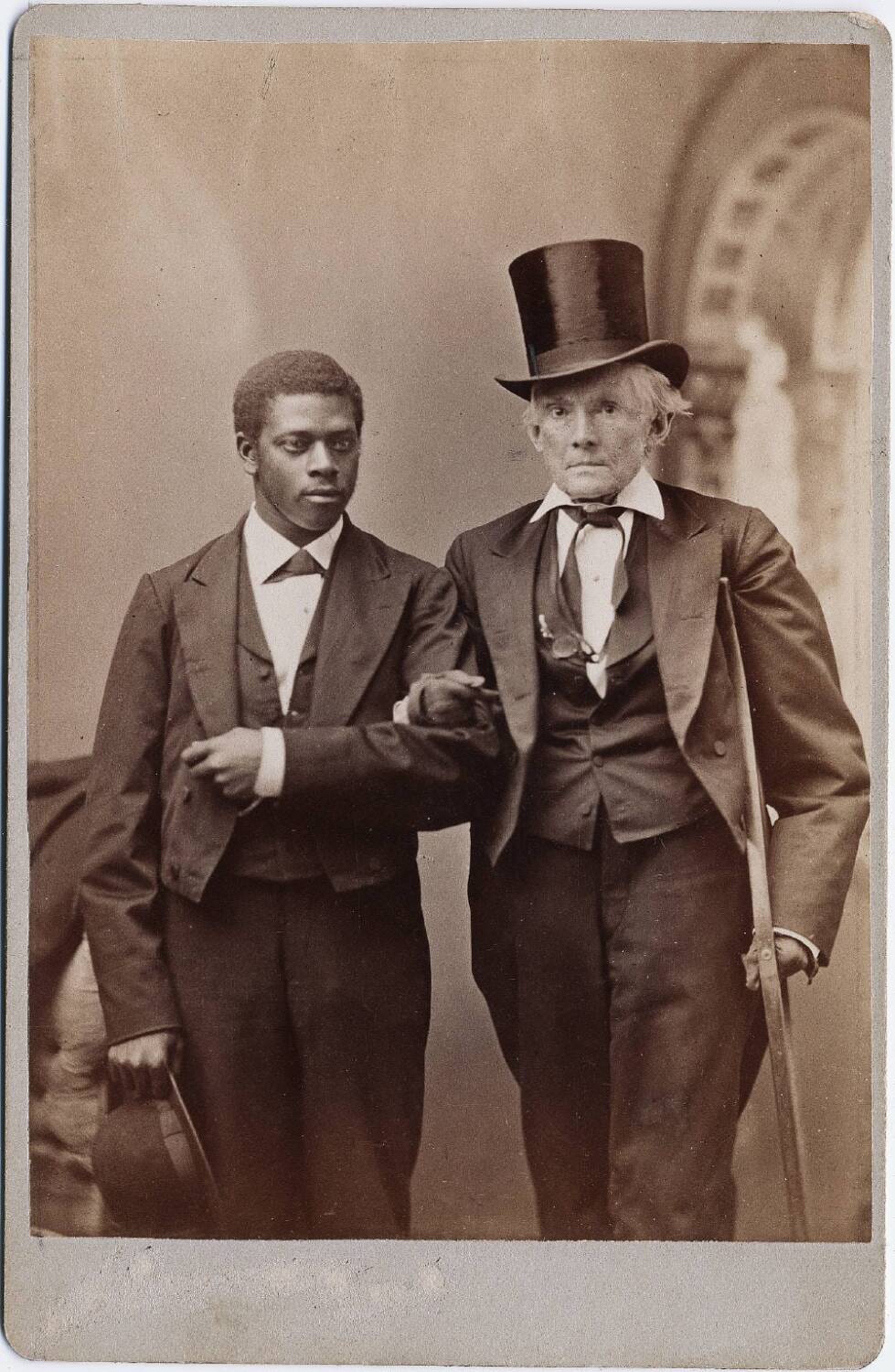 Former-Confederate-vice-president-Alexander-H.-Stephens-escorted-by-Black-man-c.-1875, How did the slavery clause get into the 13th Amendment?, Abolition Now! 