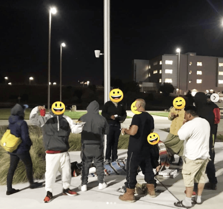 IWOC-Jail-Release-Support-Nights-w-smiley-face-masks, Activism in the age of prisoner resistance: College students and activists are changing the prison reform paradigm, Behind Enemy Lines 