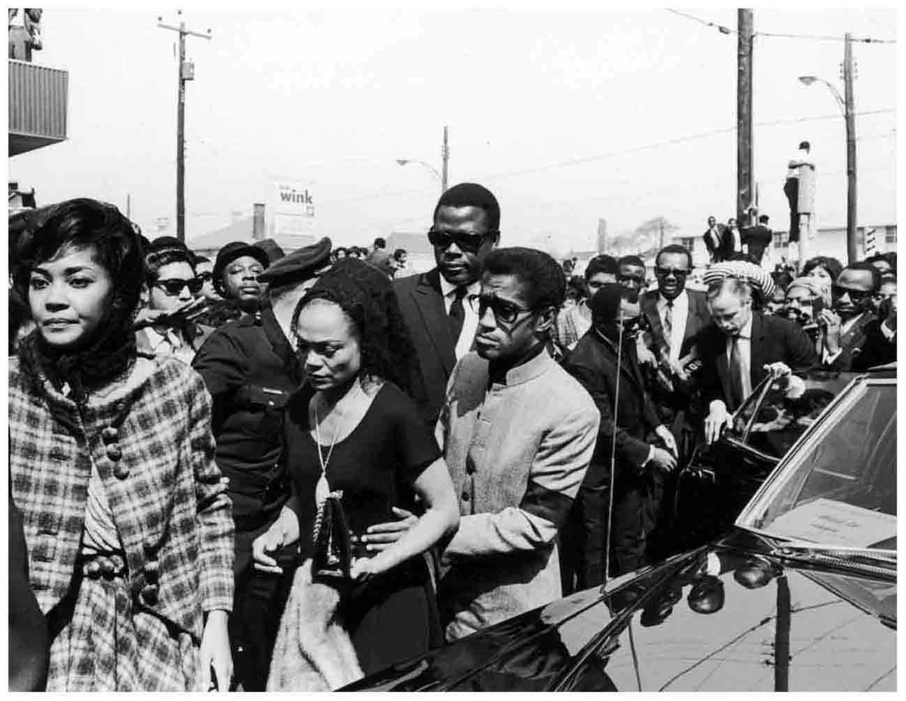 Nancy-Wilson-Eartha-Kitt-Sammy-Davis-Jr-Sidney-Poitier-Berry-Gordy-Jr-Marlon-Brando-arrive-at-Dr.-Martin-Luther-King’s-funeral-040968, How Stevie Wonder helped create Martin Luther King Day, Culture Currents Featured 