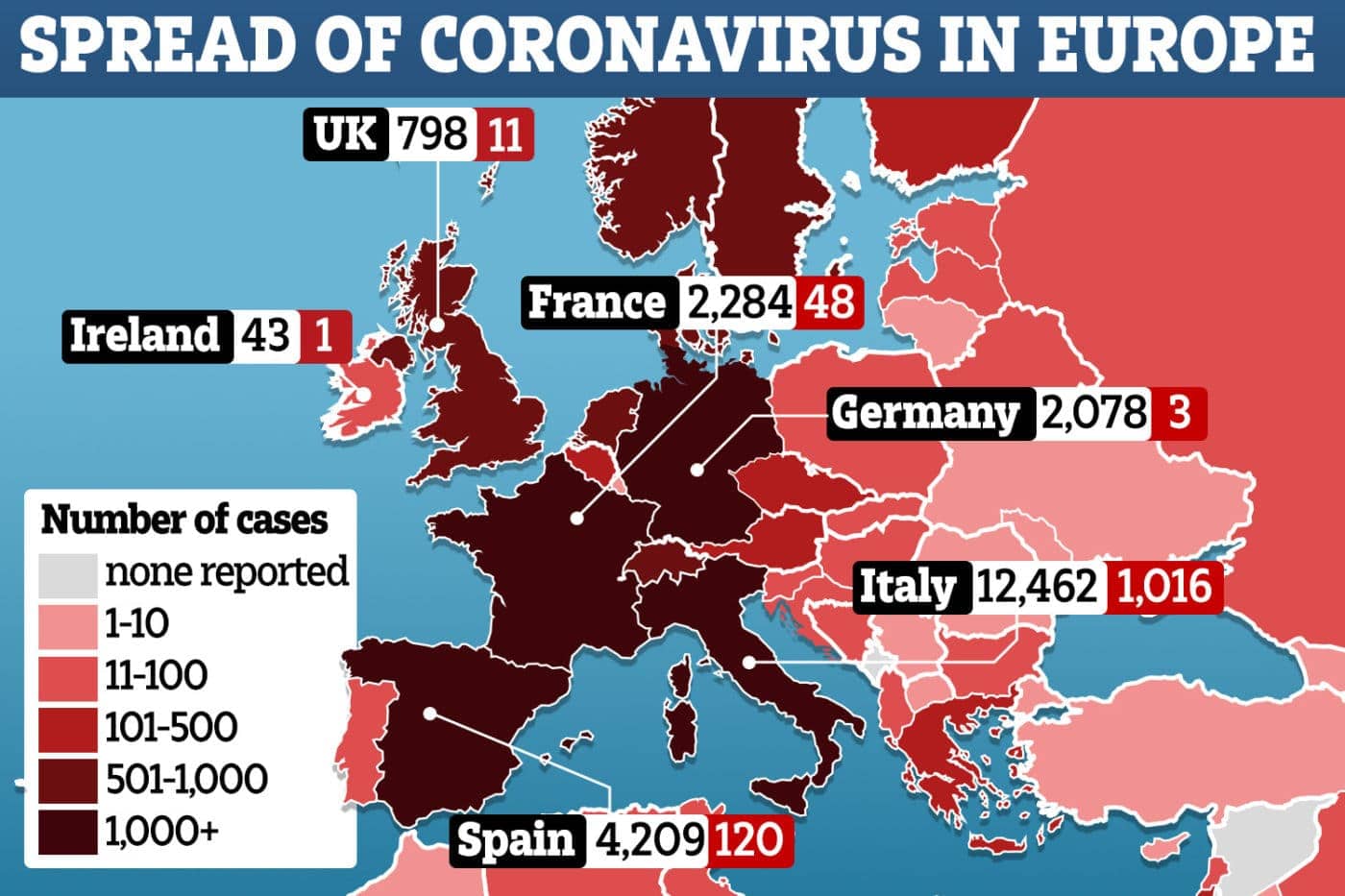 Spread-of-Coronavirus-in-Europe-as-of-031320-1400x933, Can COVID-19 take down NATO?, World News & Views 