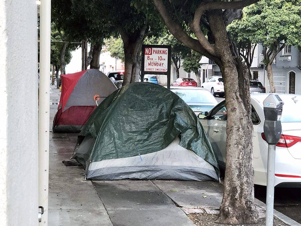 Tents-on-14th-Street-0519-by-Teresa-Hammerl-Hoodline, Protect unhoused San Franciscans from COVID-19, Local News & Views 