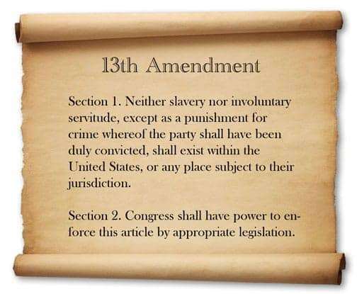 13th-Amendment-on-parchment, Juneteenth 2020: Let’s adopt the mantra of Black unity and Black love, Abolition Now! Culture Currents 