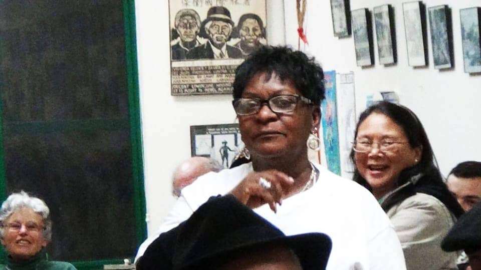 Marie-Harrison-at-a-meeting, From mother to martyr: Remembering Marie Harrison on the anniversary of her ‘very last breath’, Culture Currents 