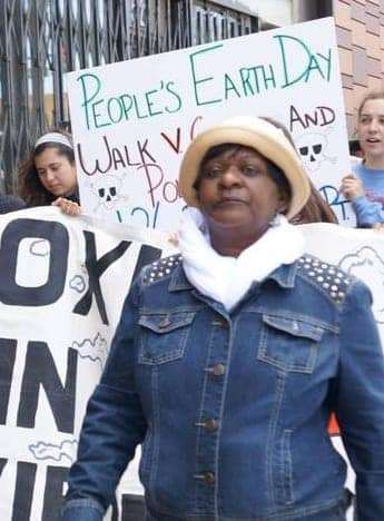 Marie-Harrison-leads-march-on-Peoples-Earth-Day-by-Greenaction, From mother to martyr: Remembering Marie Harrison on the anniversary of her ‘very last breath’, Culture Currents 