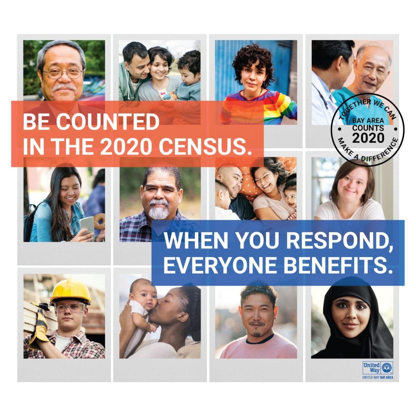 Be-Counted-in-the-2020-Census-graphic-by-United-Way-Bay-Area-1400x1400, Census 2020: Overcoming barriers to being counted, Local News & Views 