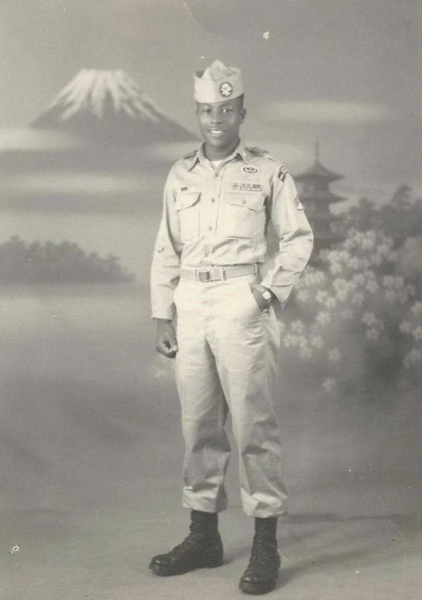 Cleveland-Valrey-20-at-279th-Hospital-in-Osaka-Japan-shot-in-right-leg-in-Korea-in-ground-combat-1951, A quarantine story: a short family history of my grandpa, Culture Currents 