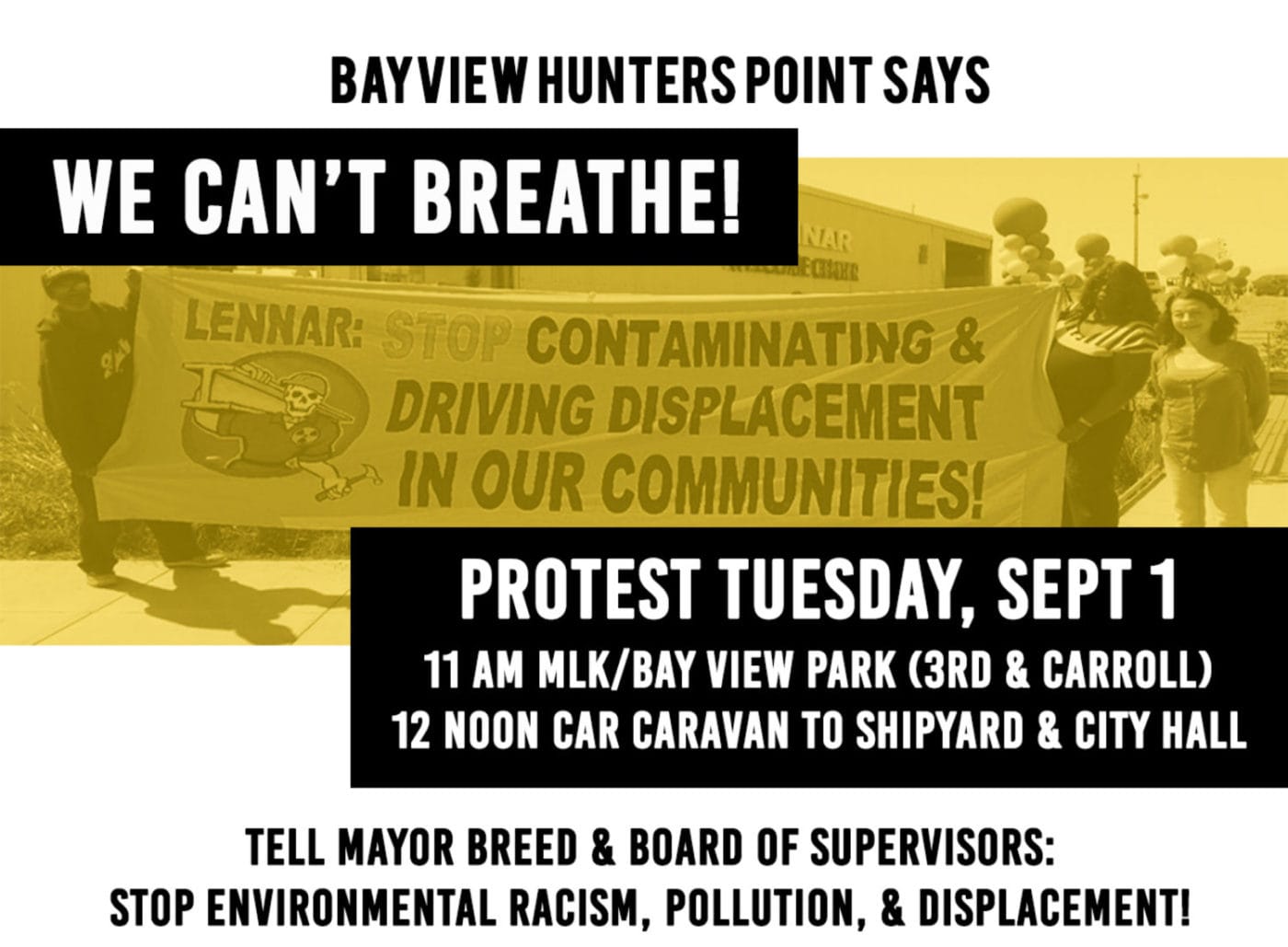 Bayview-Hunters-Point-says-We-Cant-Breathe-Greenaction-poster-for-Hunters-Point-Shipyard-protest-090120-better-cropped-1400x1029, PROTEST FOR SEP 1 CANCELLED – AND, Local News & Views 