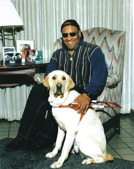 Joe-Capers-with-his-dog, August is Joe Capers’ Month in Oakland: Joe Capers’ film is done!, Culture Currents 