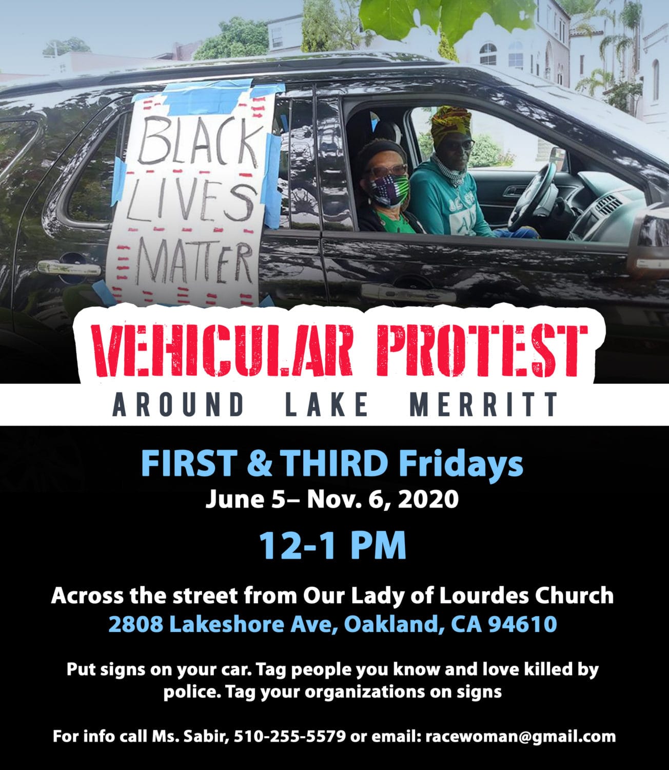Vehicular-Protest-Hands-Around-Lake-Merritt-posterjpg-1, Wanda’s Picks for August 2020, Culture Currents 