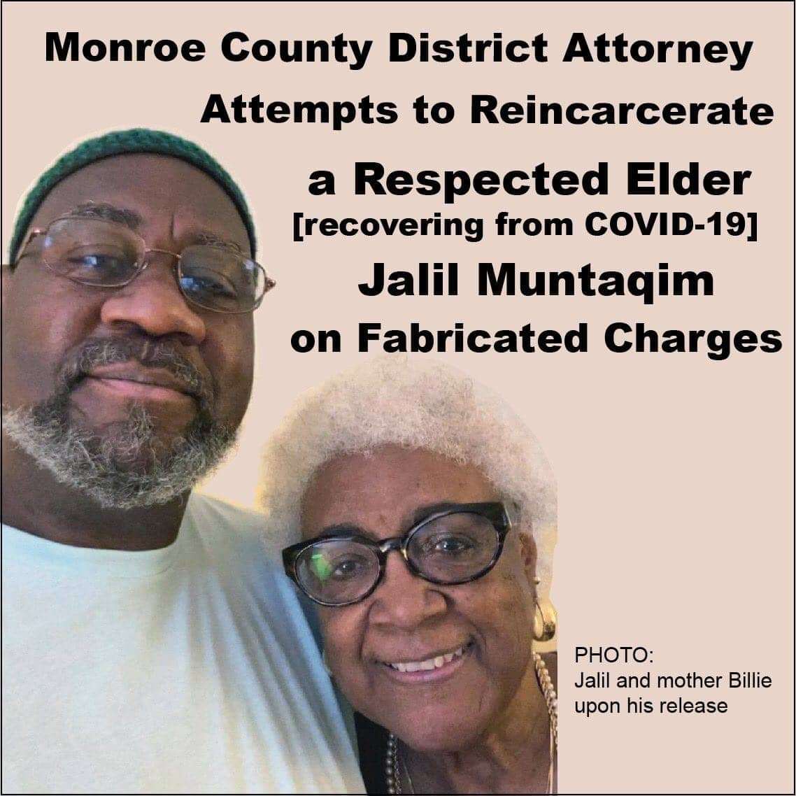 20201031_144243, Jalil Muntaqim, recently paroled after 49 years, was arrested Friday and is facing re-imprisonment for completing a voter registration form, News & Views 