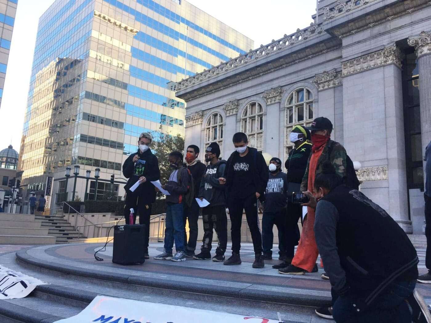 All-out-against-Encampment-Mgt-Plan-at-Oakland-City-Hall-1120-by-PNN-1400x1050, POOR ‘tours’ the Tenderloin demanding housing and reparations for 500 houseless San Franciscans facing motel evictions, Local News & Views 